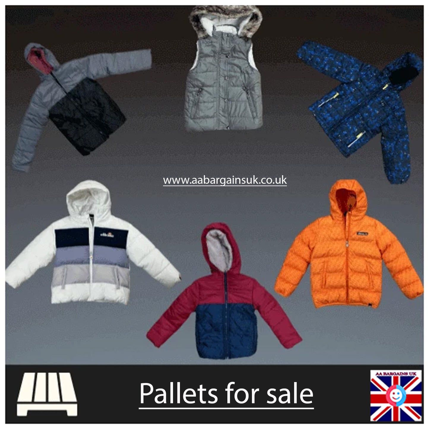 Children’s Branded Coats Wholesale Pallet – Bulk Job Lot