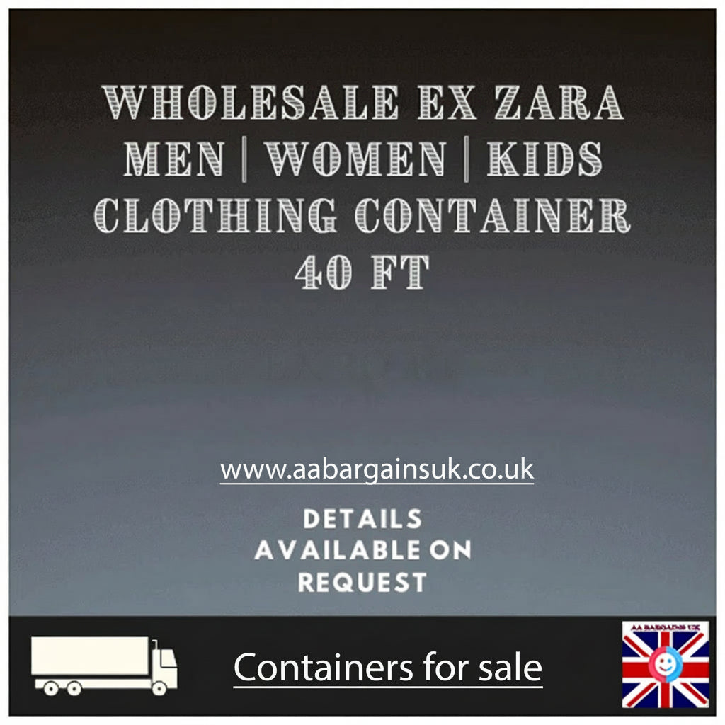 40ft Container of Ex-Zara Clothing – Wholesale