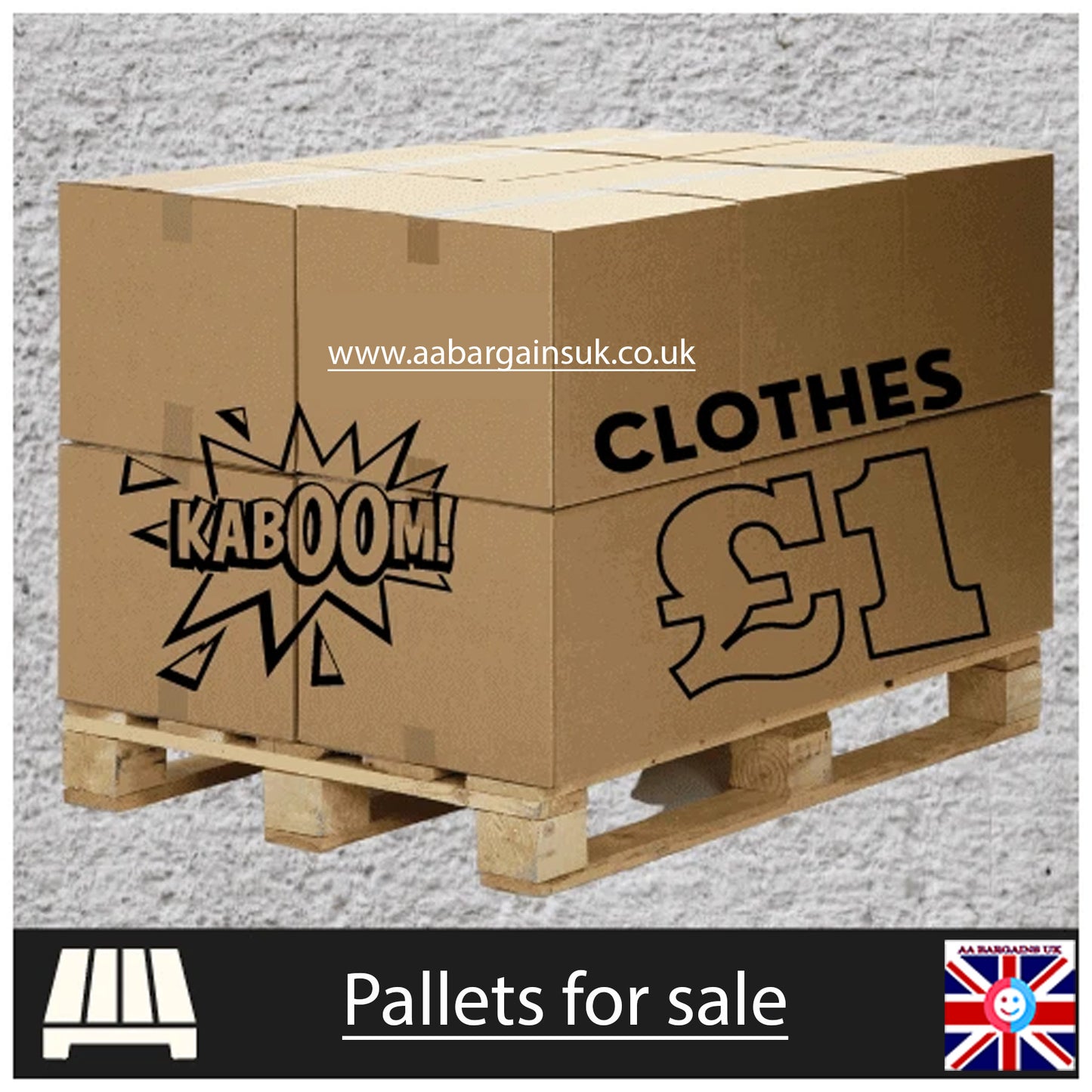 £1 Clothing Clearance Pallet – Wholesale Job Lot for Startups