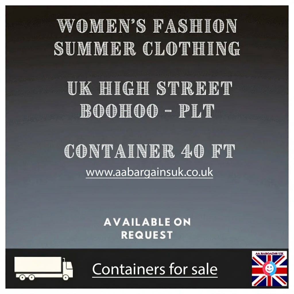 Wholesale Boohoo & PrettyLittleThing Women’s Fashion – Container Load