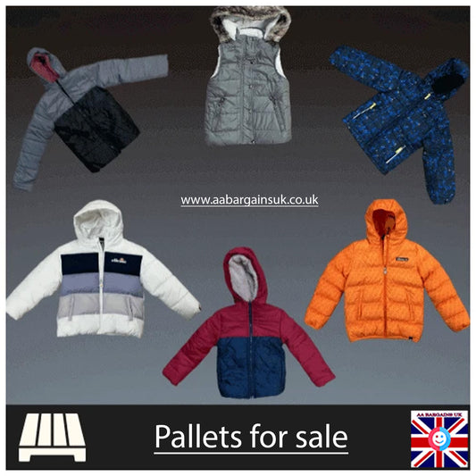Children’s Branded Coats Wholesale Pallet – Bulk Job Lot