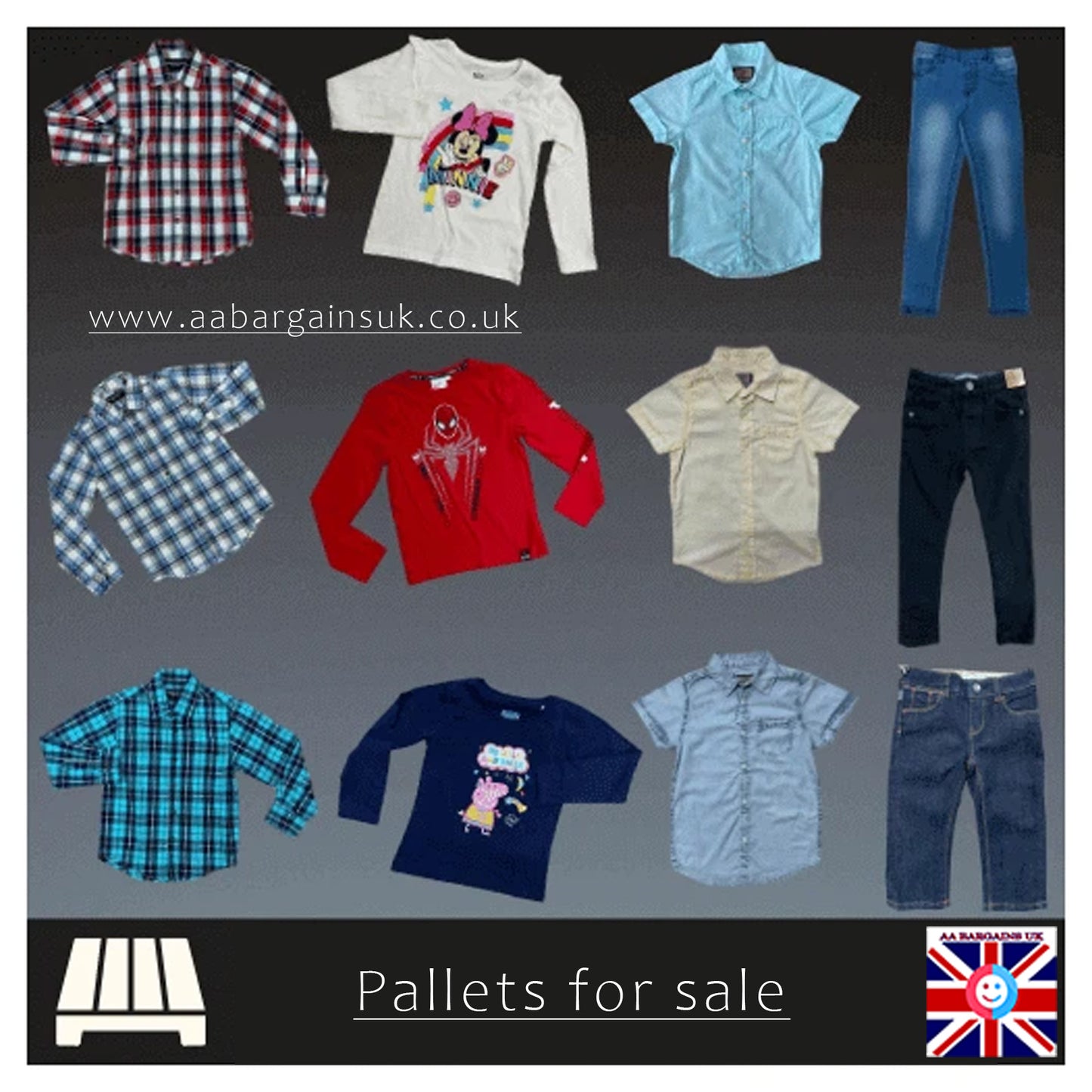 Wholesale Pallet of Kids’ Smart Clothing – Job Lot