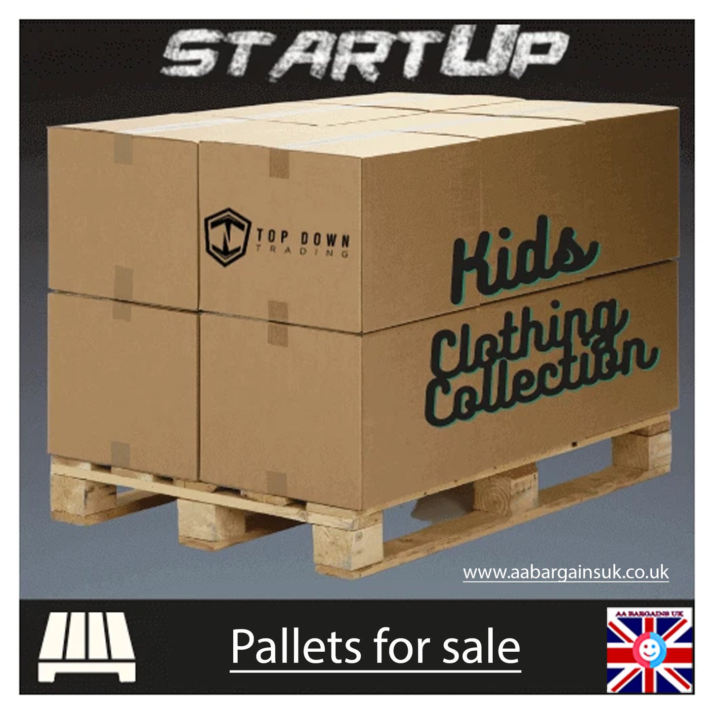 Wholesale Kids’ Branded Clothing Pallet – Perfect for Startups