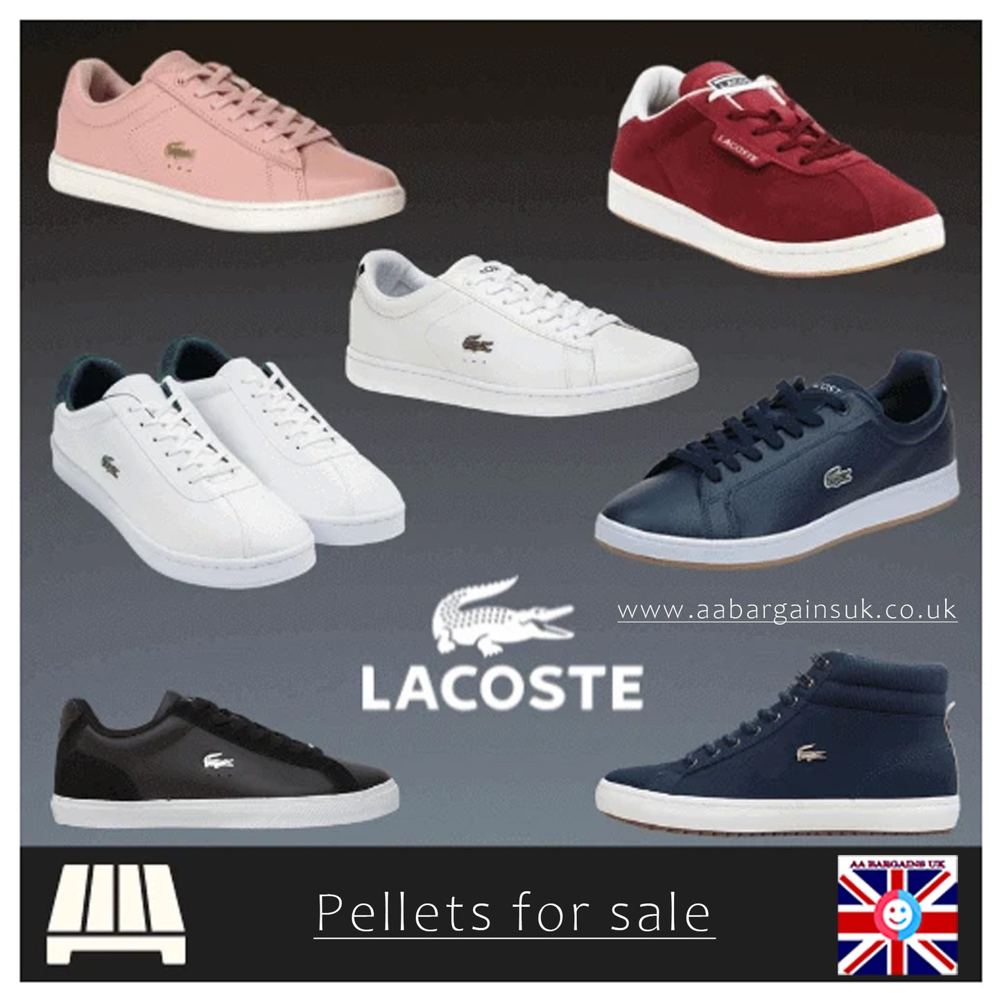 Wholesale Pallet of Lacoste Trainers – Liquidation Stock