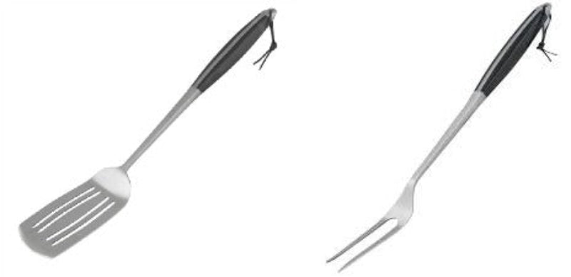BBQ Premium Spatula & Fork Set  - bulk order