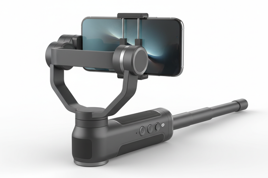 Phone Handheld Gimbal Stabiliser: Bluetooth, Foldable, Selfie Stick, Steady Shot