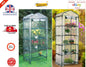 5 Tier Mini Greenhouse Outdoor Garden Plants Grow Green House PVC Cover Clear