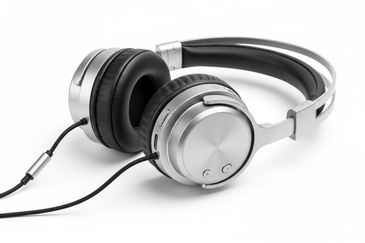 Wire over ear headphones